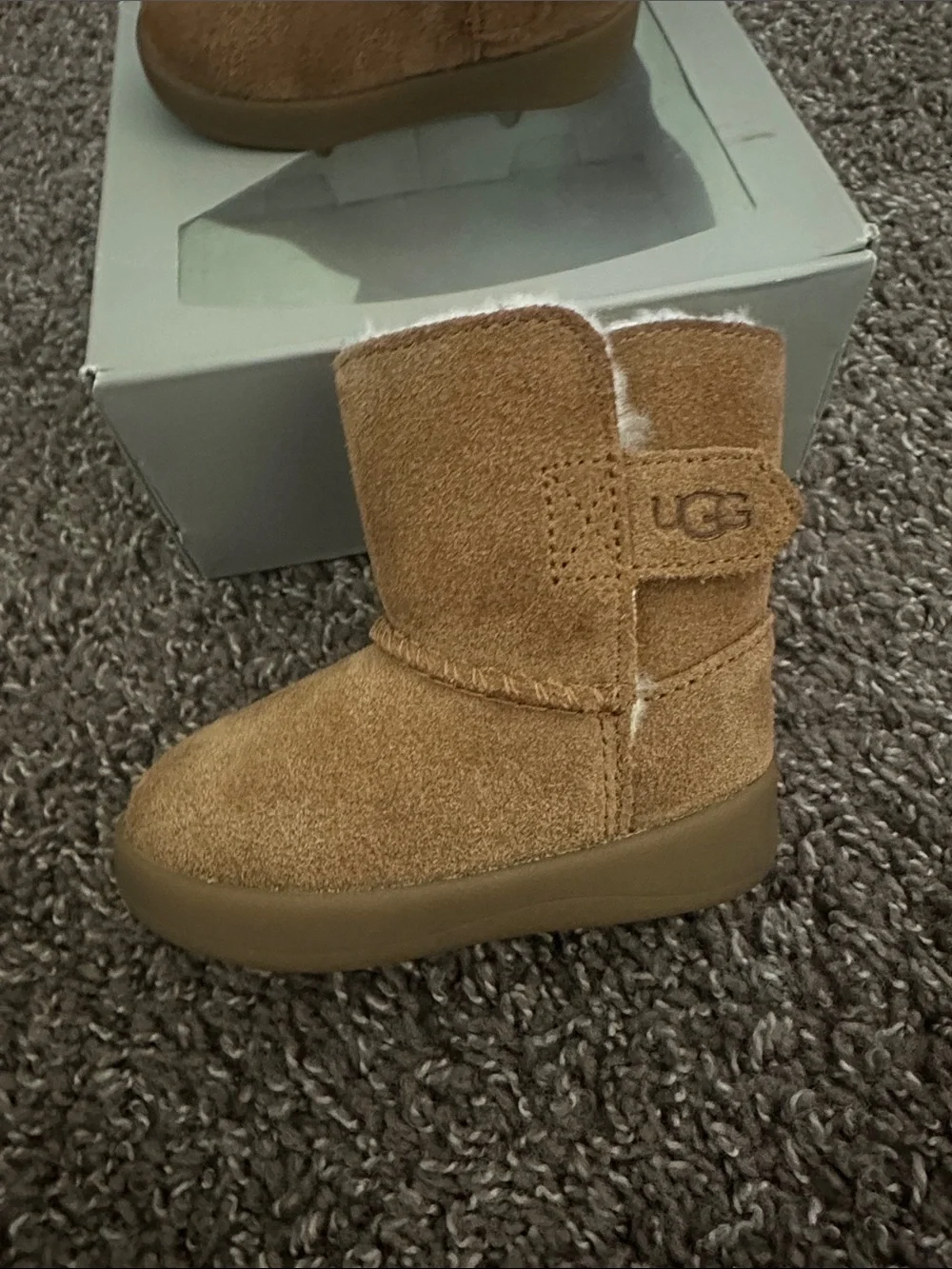 UGG Chestnut Suede Infant Mini Boots
